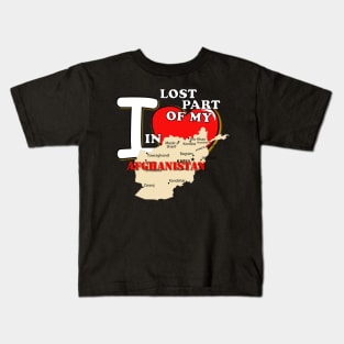 I Lost Part My Heart in Afghainstan Kids T-Shirt